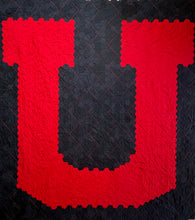 Load image into Gallery viewer, Utah Utes, A Finished Quilt