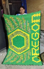 Load image into Gallery viewer, Oregon Ducks, A Finished Quilt