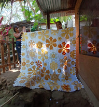 Load image into Gallery viewer, Yellow Sunflowers, A Finished Quilt