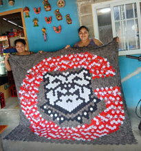 Load image into Gallery viewer, Georgia Bulldogs, A Finished Quilt