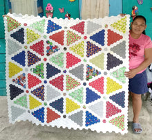 Load image into Gallery viewer, Delta Dawn, A Finished Quilt