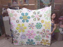 Load image into Gallery viewer, Boogie Woogie Garden, A Finished Quilt