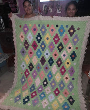 Load image into Gallery viewer, Minted Medallions, A Finished Quilt