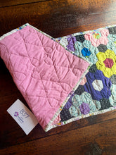 Load image into Gallery viewer, Navy Rose, A Finished Table Runner