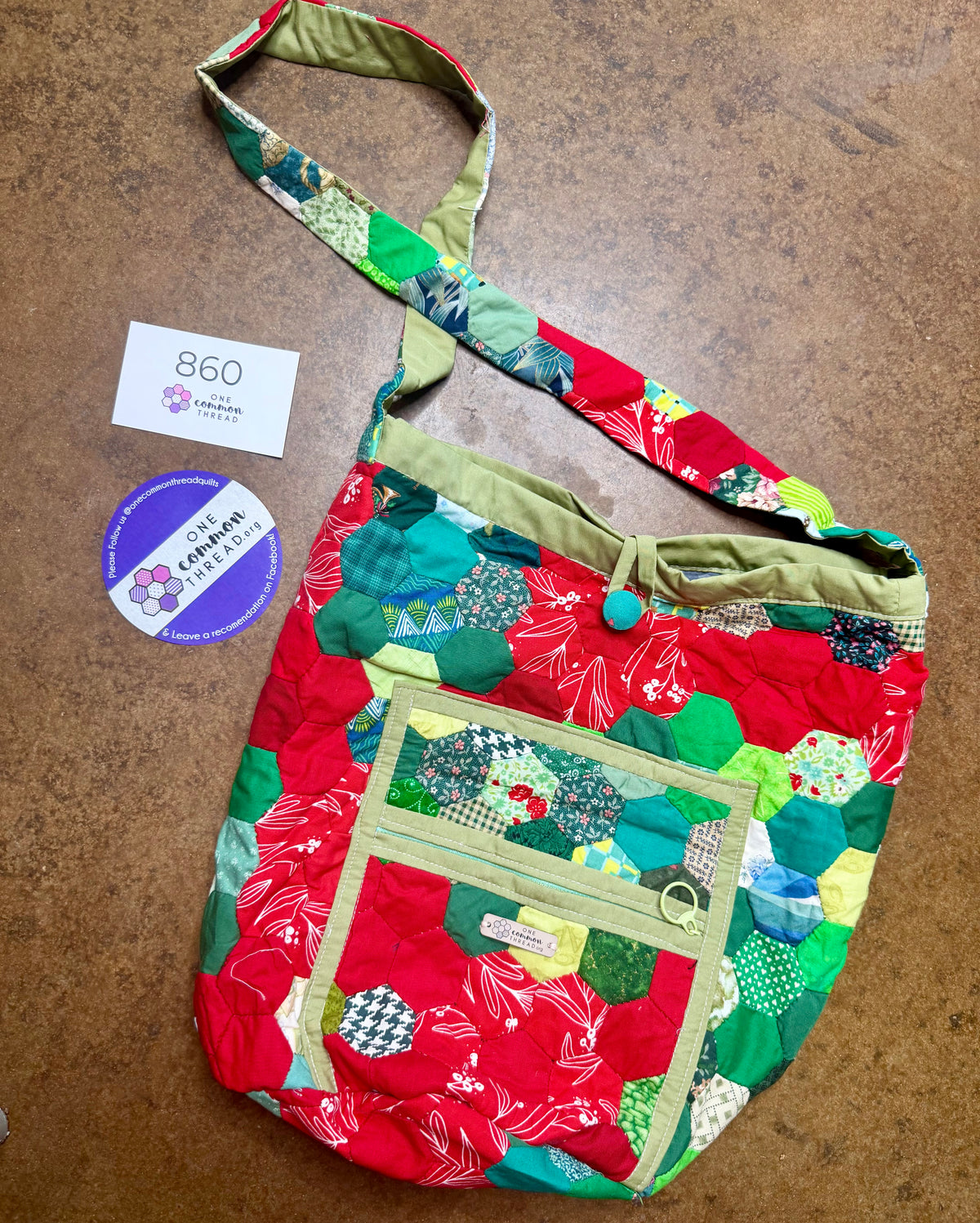 Festive Tides, Side Satchel Bucket Bag