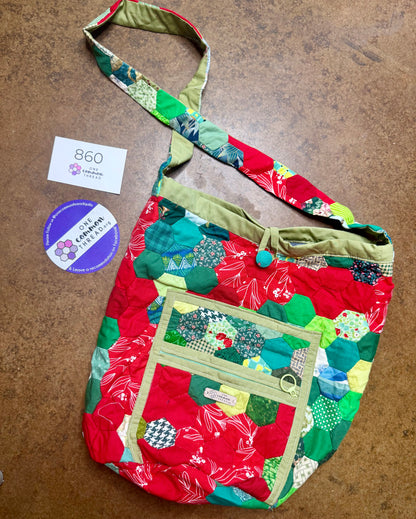 Festive Tides, Side Satchel Bucket Bag