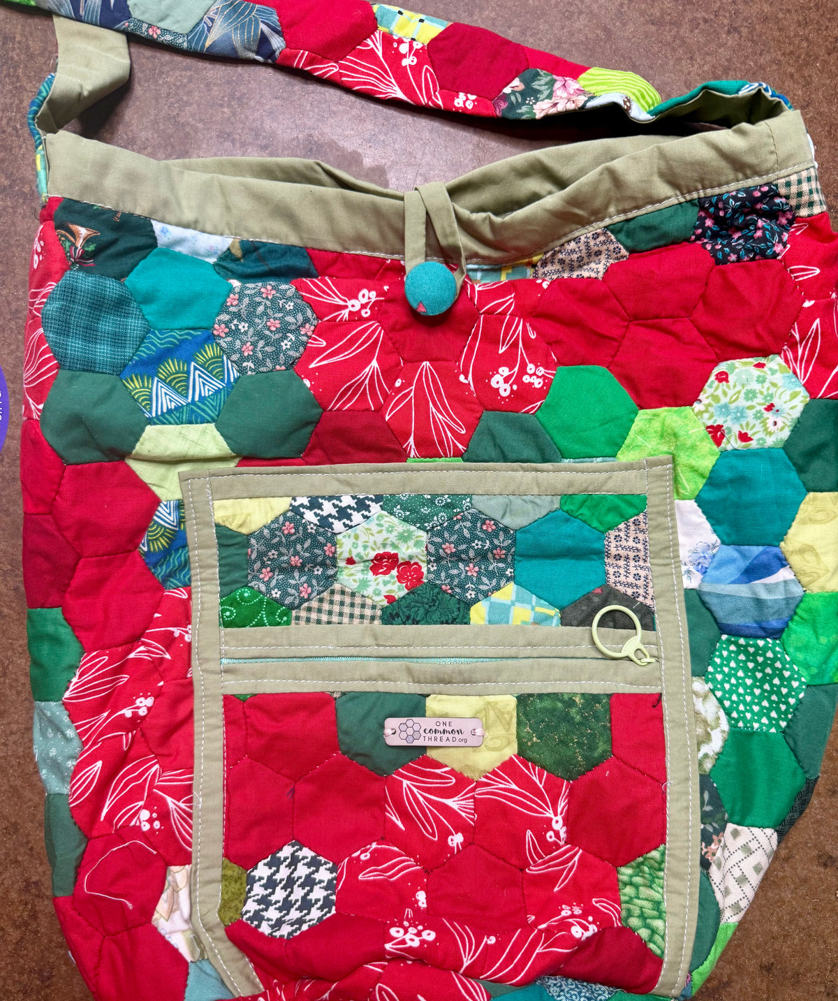 Festive Tides, Side Satchel Bucket Bag