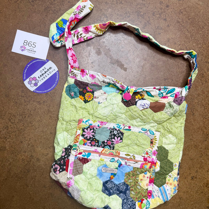 Carolina Bloom Beach, Side Satchel Bucket Bag