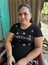 Load image into Gallery viewer, Red Blossom Cropped Sweatshirt