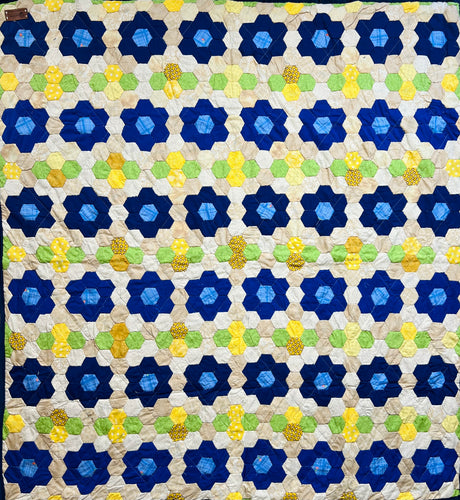 Blue Bells, A Finished Quilt