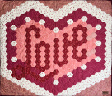 Load image into Gallery viewer, Love In The Air, A Finished Baby/ Comfort Quilt