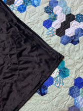 Load image into Gallery viewer, Monarch Azul, A Finished Baby/Comfort Quilt