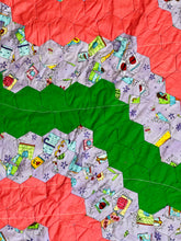 Load image into Gallery viewer, Lady Bugs and Dragonflies, A Finished Comfort/ Baby Quilt