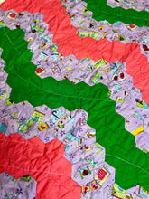 Load image into Gallery viewer, Lady Bugs and Dragonflies, A Finished Comfort/ Baby Quilt