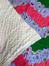 Load image into Gallery viewer, Lady Bugs and Dragonflies, A Finished Comfort/ Baby Quilt