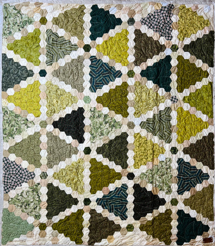 Garden Green, A Finished Quilt