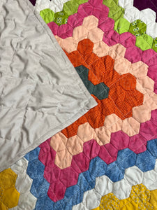 Sun Moon Lake, A Finished Quilt