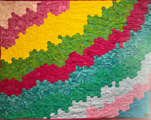 The Raindrop, A Finished Quilt