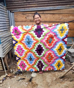 Sun Moon Lake, A Finished Quilt