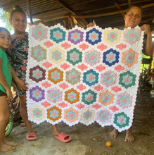 Load image into Gallery viewer, Honey of Life, A Finished Quilt