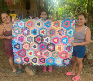 Patches of Pink, A Finished Quilt