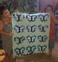 Load image into Gallery viewer, Monarch Azul, A Finished Baby/Comfort Quilt