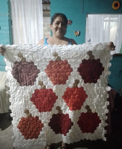 Apple Jacks, A Finished Baby/Comfort Quilt