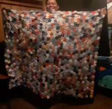 Load image into Gallery viewer, Peace and Comfort, A Finished Comfort/ Baby Quilt