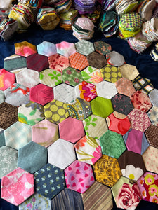 Possible Elements, 1" Hexagons 1100 piece Quilt Kit