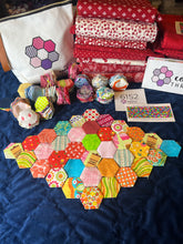 Load image into Gallery viewer, Light Vivid Sprinkles, 1&quot; Hexagon Table Runner Kit, 350 pieces