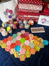 Load image into Gallery viewer, Light Vivid Sprinkles, 1&quot; Hexagon Table Runner Kit, 350 pieces