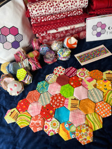 Light Vivid Sprinkles, 1" Hexagon Table Runner Kit, 350 pieces