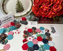 Load image into Gallery viewer, Christmas Mix Stocking  Kit, Makes 2, 1&quot; Hexagons, 200 pieces