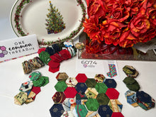 Load image into Gallery viewer, Holiday Stocking  Kit, Makes 2, 1&quot; Hexagons, 200 pieces