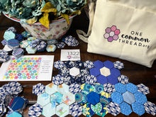 Load image into Gallery viewer, Can&#39;t Get You Out Of My Head, 1&quot; Hexagon Comfort Quilt Kit, 550 pieces