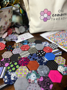 New York Nightlife, 1" Hexagons 1200 piece Quilt Kit