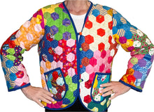 Load image into Gallery viewer, Alice In Wonderland, Quilted Jacket with Buttons