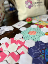 Load image into Gallery viewer, Bright Bouquet, 1&quot; Hexagon Comfort Quilt Kit, 550 pieces