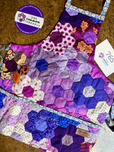 Load image into Gallery viewer, Purple People Eater, A Finished Children's Apron