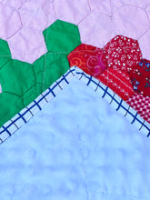 Load image into Gallery viewer, Pink Strawberry Swirl, A Finished Quilt**