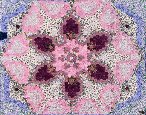 Exploding Blossom, A Finished Quilt