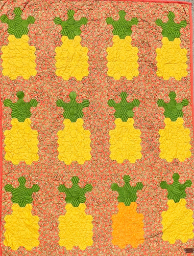 Pineapple Upside Down Cake, A Finished Quilt