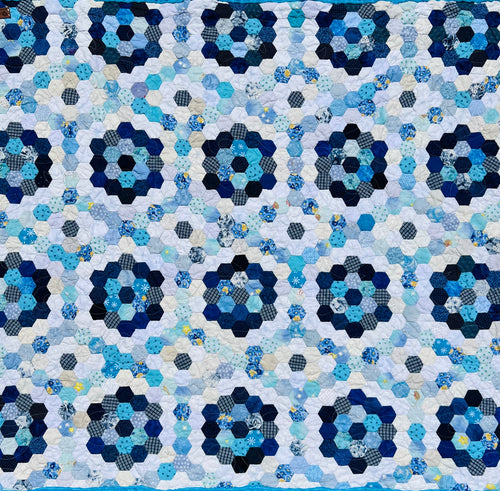 Light Blue Delphimium, A Finished Quilt**