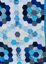 Load image into Gallery viewer, Light Blue Delphimium, A Finished Quilt**