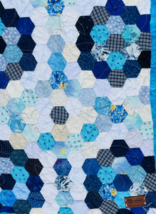 Light Blue Delphimium, A Finished Quilt**