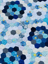 Load image into Gallery viewer, Light Blue Delphimium, A Finished Quilt**