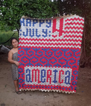 Load image into Gallery viewer, Happy 4th of July, A Finished Quilt*