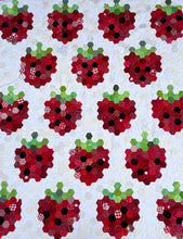 Load image into Gallery viewer, French Fraise, A Finished Quilt