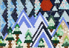 Load image into Gallery viewer, Midnight in the Mountains, A Finished Quilt