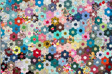 Load image into Gallery viewer, Immersed in Flowers, A Finished Quilt